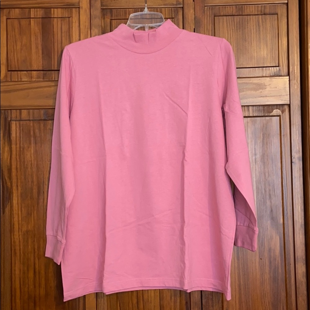 Mock Neck Cotton Sweater size 1X